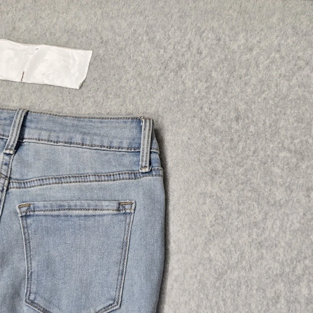 Old Navy Women Jeans 2 Light Blue Denim Flared 487331 High-Rise Wow Flare‎ NWT